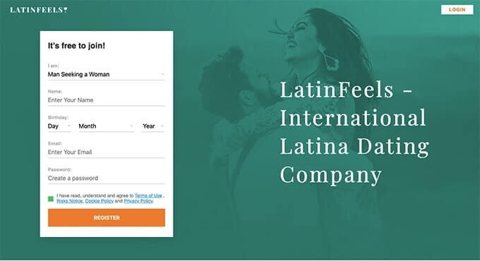 latinfeels registration